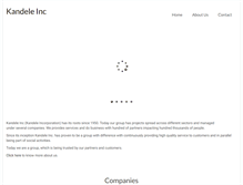 Tablet Screenshot of kandele.org